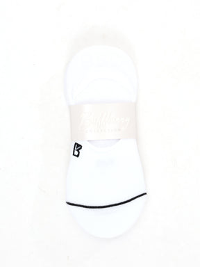 3 Pack No Show Socks - White