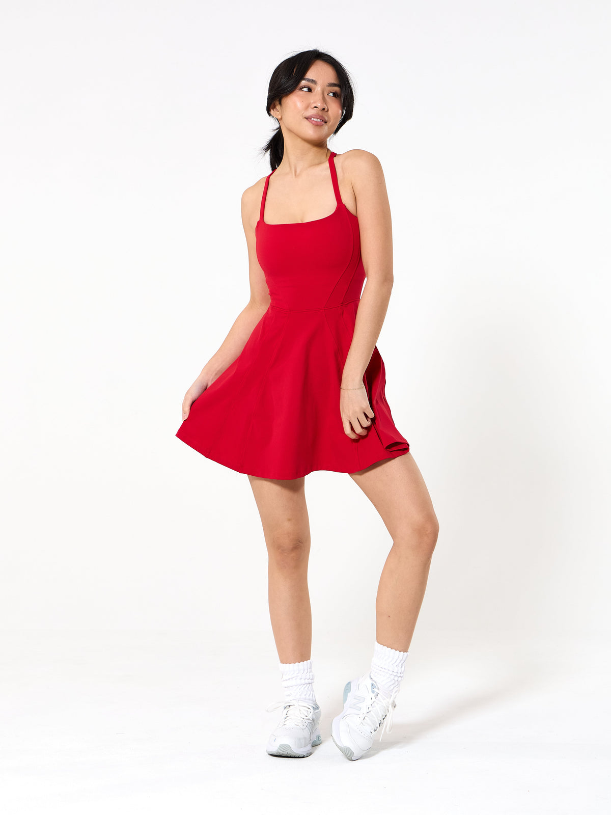 Bend and Snap Dress - Lipstick Red