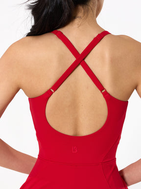 Bend and Snap Dress - Lipstick Red