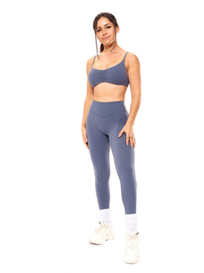 Aggressive Scrunch Legging - Barista Blue