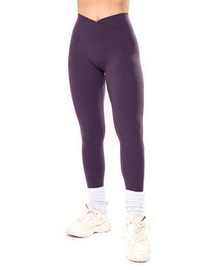 Legging Candid Cós Cruzado - Purple Shadow