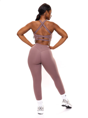 Girlfriend Legging - Mocha Berry