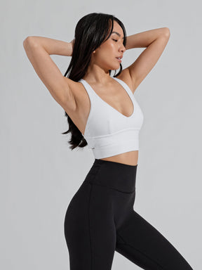 Alpha Sports Bra - White