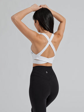 Alpha Sports Bra - White