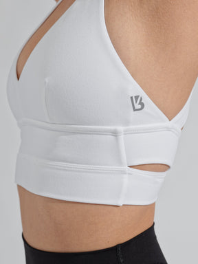 Alpha Sports Bra - White
