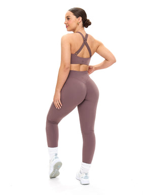 Candy Crew Sports Bra - Mocha Berry