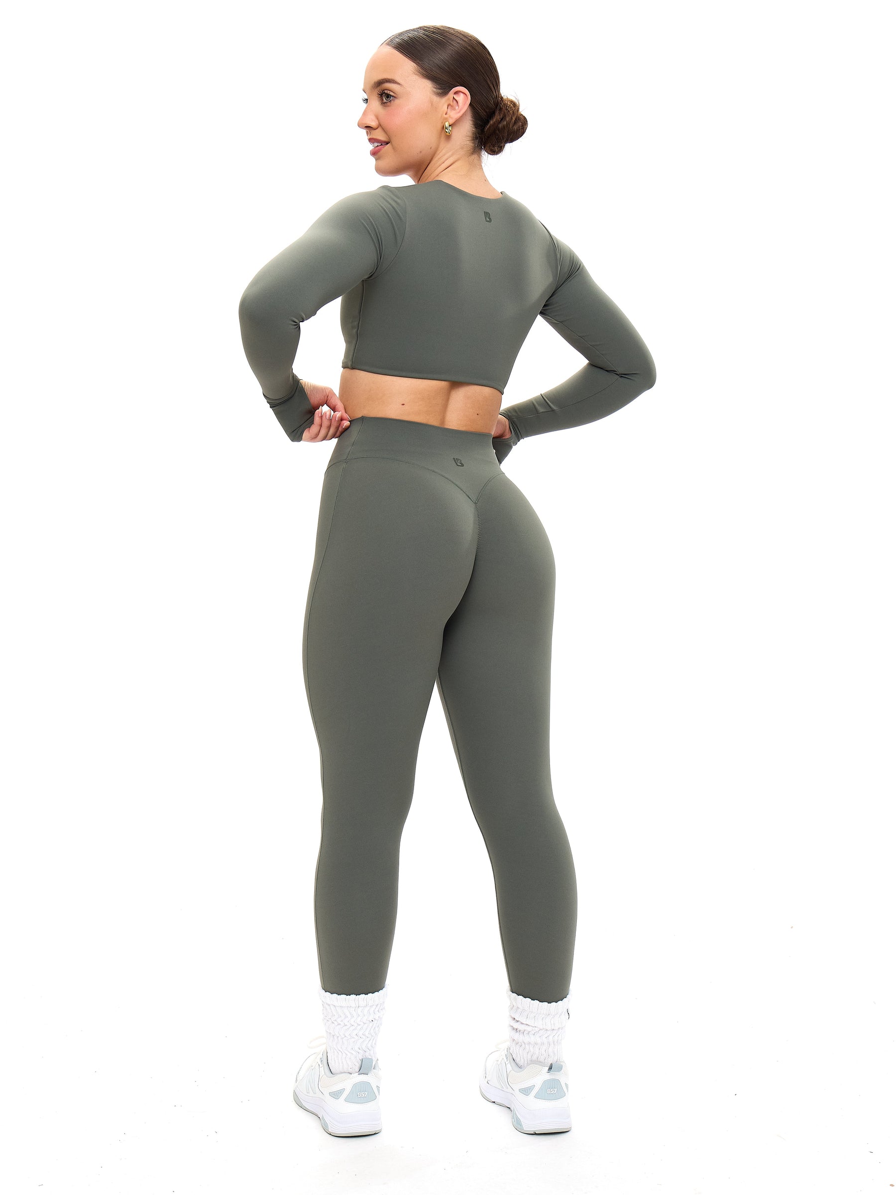 Aggressive Scrunch Legging - Shadow Sage