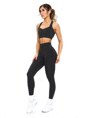 Vida Seamless Sports Bra - Charcoal
