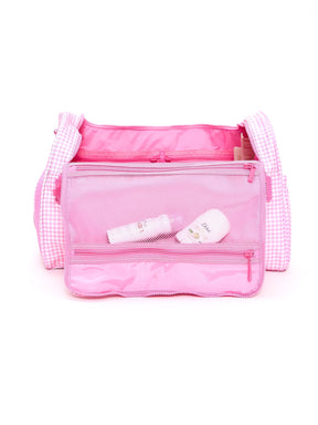 Ultimate Pocket Duffel - Pink Gingham
