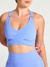 Candy Wrap Sports Bra - Azul