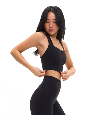 Bloom Sports Bra - Onyx Black