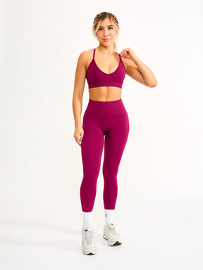 Waterfall Seamless Legging - Empire Rose