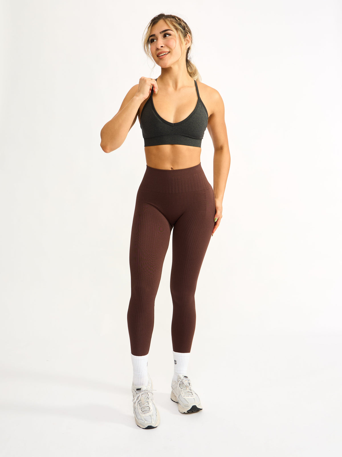 Waterfall Seamless Legging - Truffle