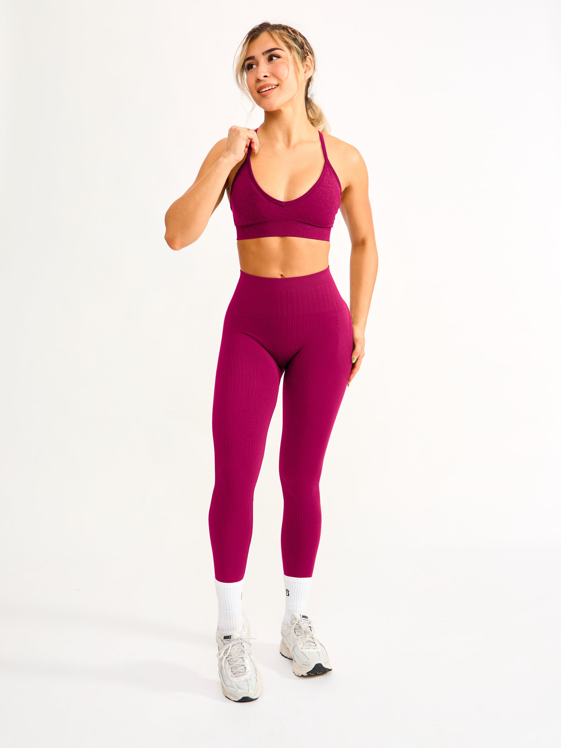 Waterfall Seamless Legging - Empire Rose