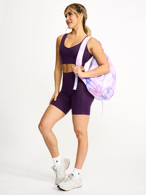 Game Changer Backpack - Purple Swirl Print