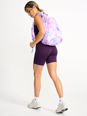 Game Changer Backpack - Purple Swirl Print