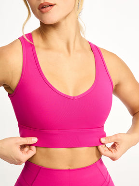 Airbrush Maraschino Sports Bra - Pharoah