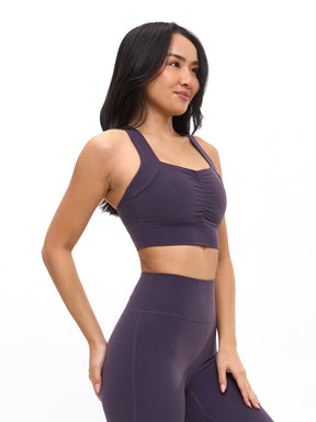 Bloom Sports Bra - Purple Shadow