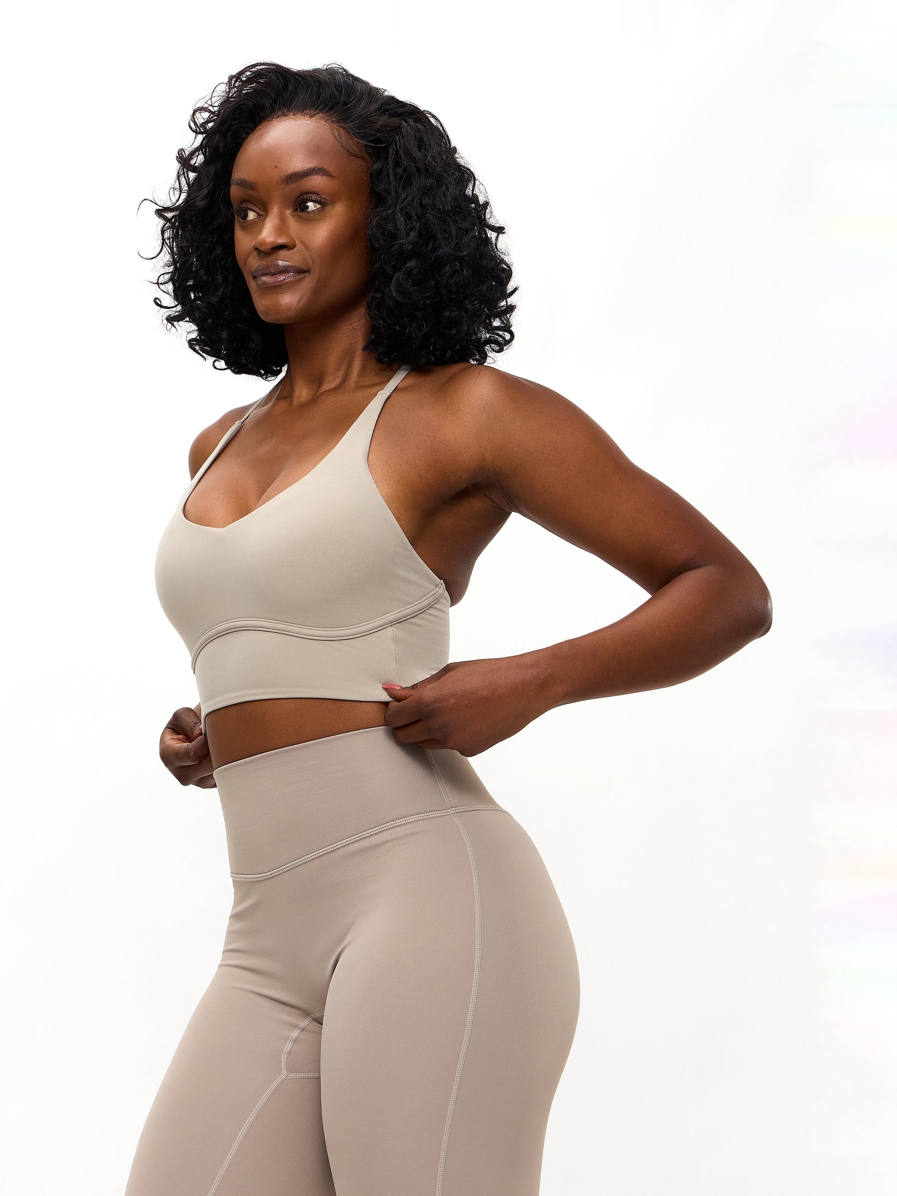Poshknit Sports Bra - Neutral