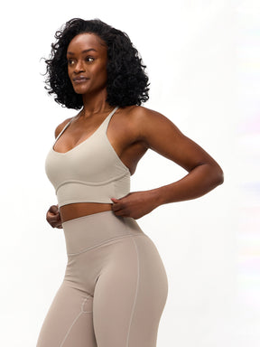 Poshknit Sports Bra - Neutral