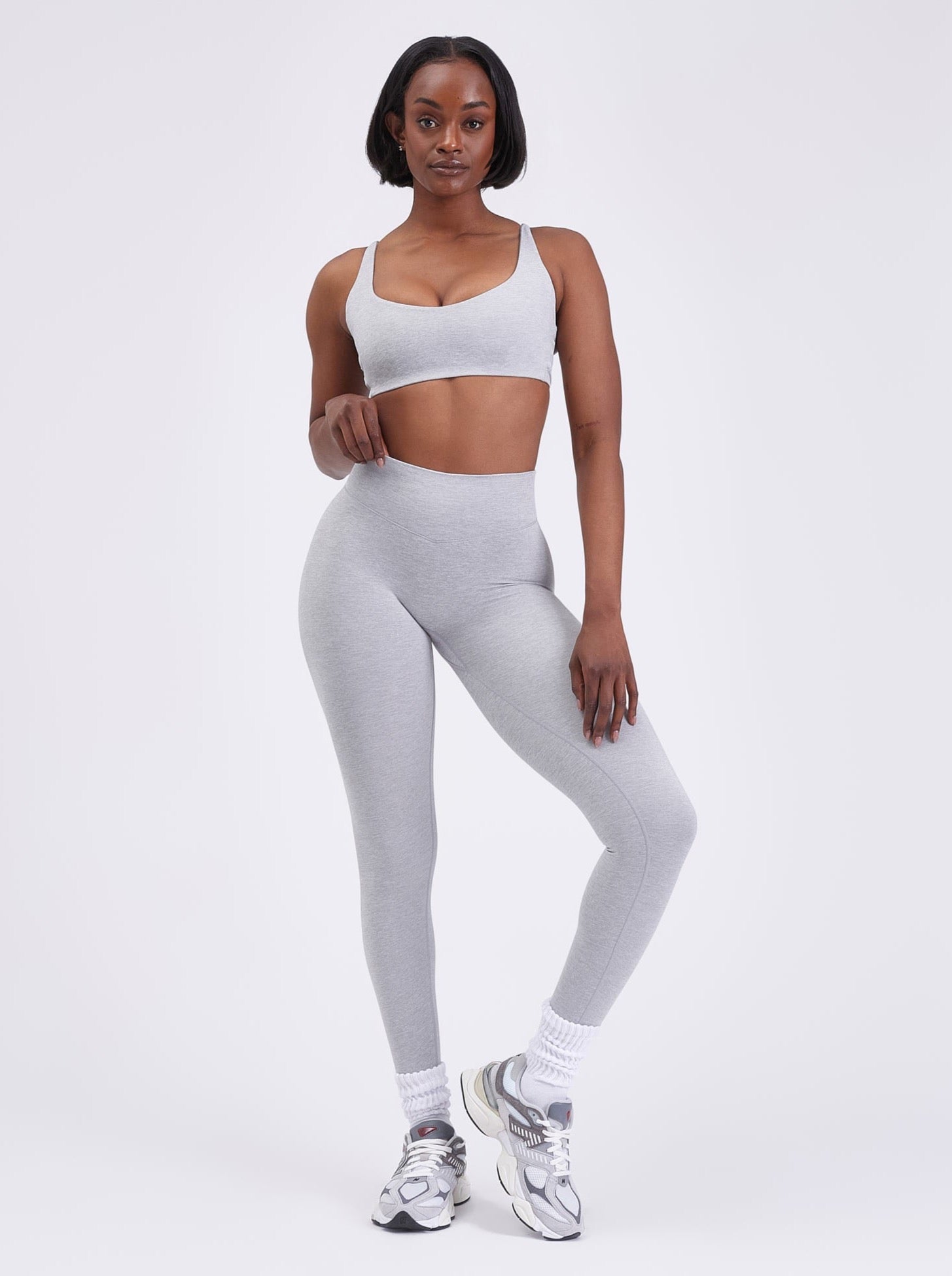 Legging Dream Mesclada - Cinza Mescla