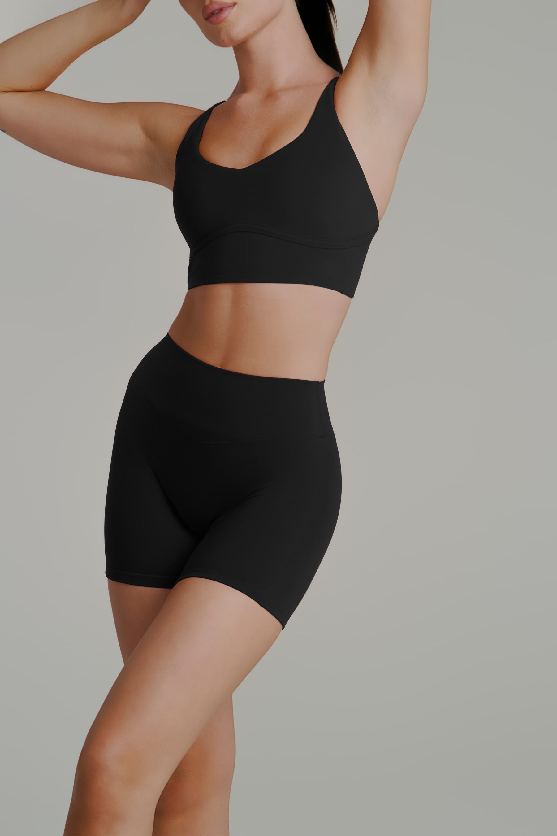 Poshknit Sports Bra - Onyx Black