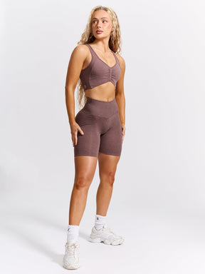 Form Seamless Sports Bra - Mocha Berry