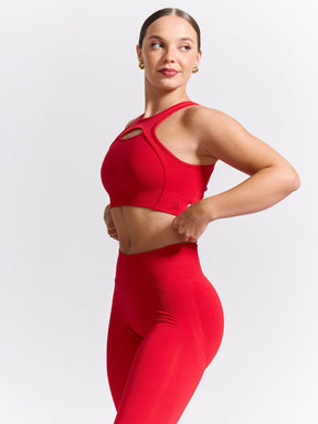 Form Seamless Sports Bra - Salsa Red