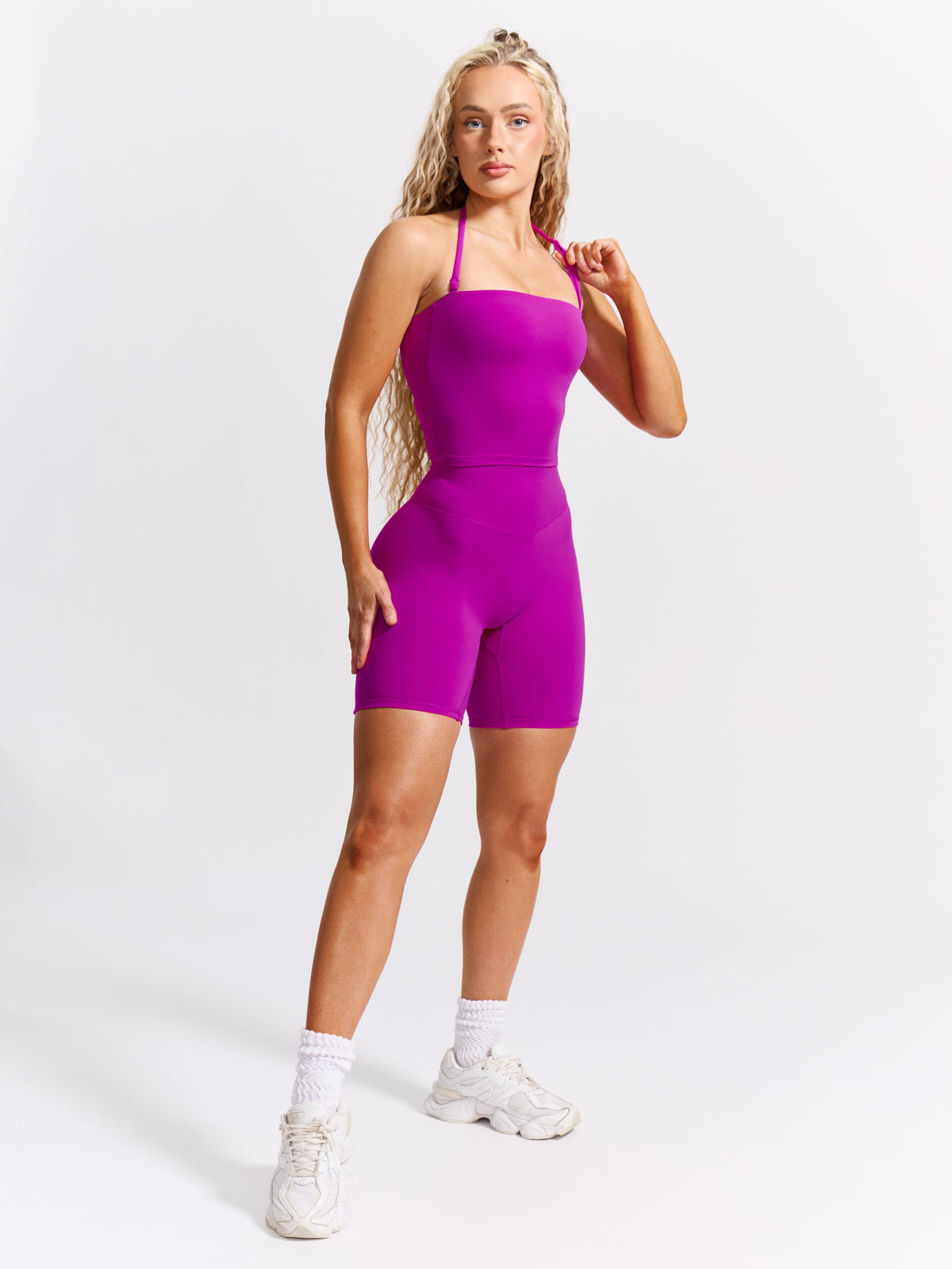 Butter Bandeau Crop - Grape Juice