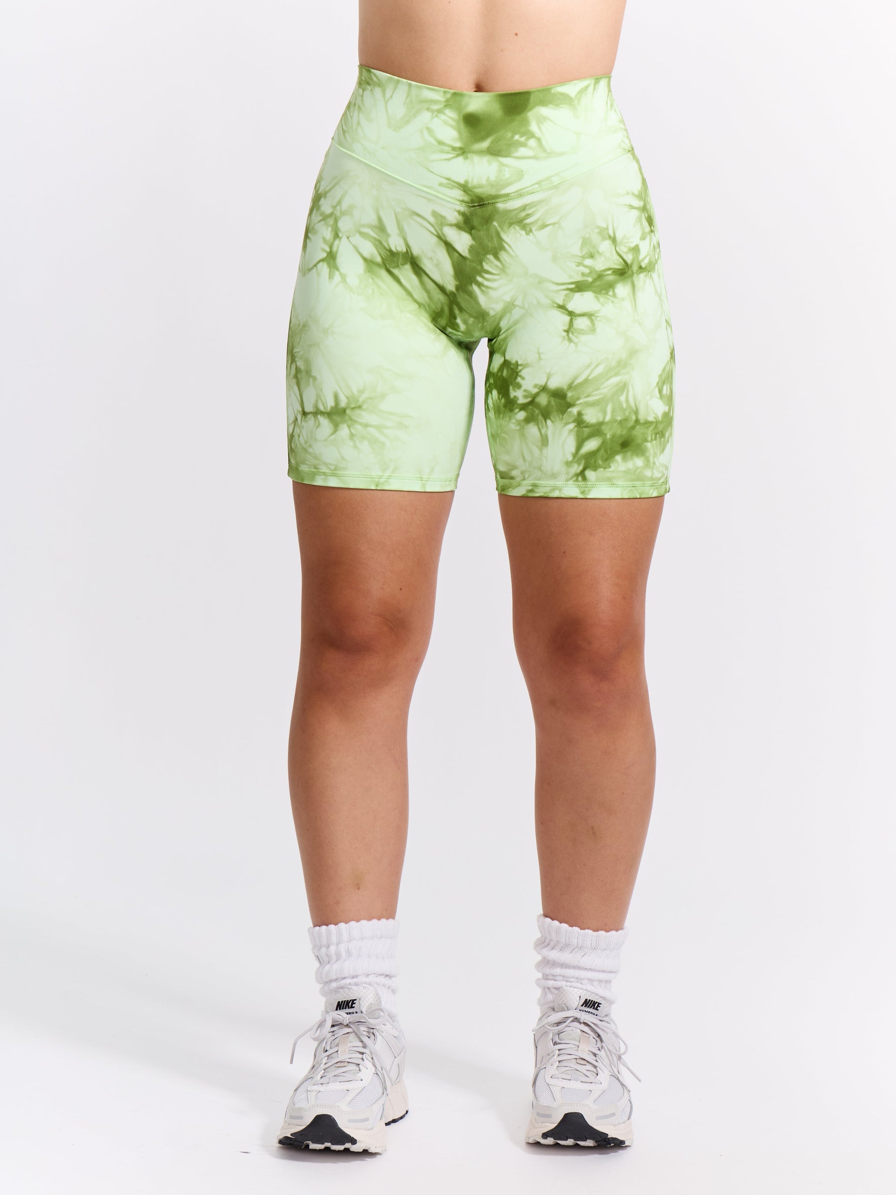 Aggressive Scrunch Short 7" - Honeydew Tie Dye