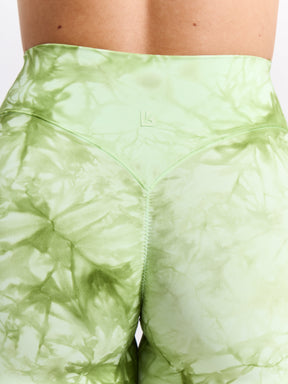 Aggressive Scrunch Short 7" - Honeydew Tie Dye