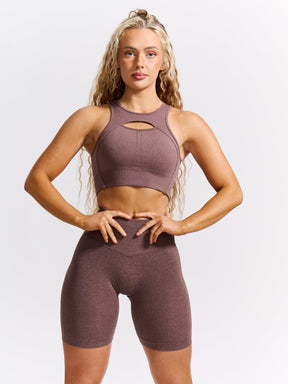 Form Seamless Sports Bra - Mocha Berry